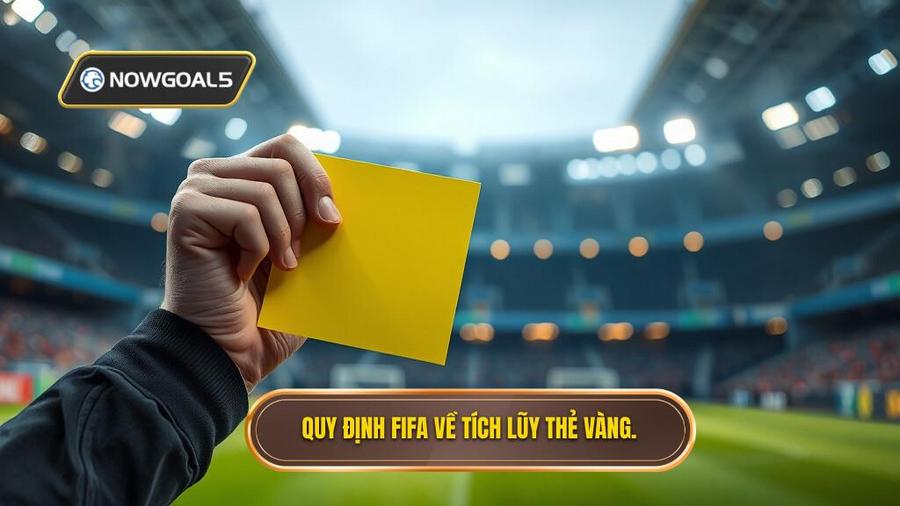 1. Quy định FIFA về tích lũy thẻ vàng.