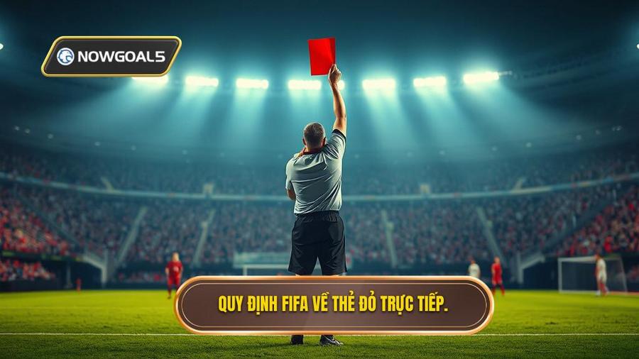 2. Quy định FIFA về thẻ đỏ trực tiếp.