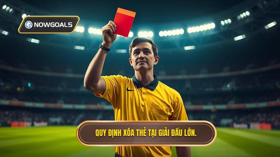 2. Quy định xóa thẻ tại giải đấu lớn.
