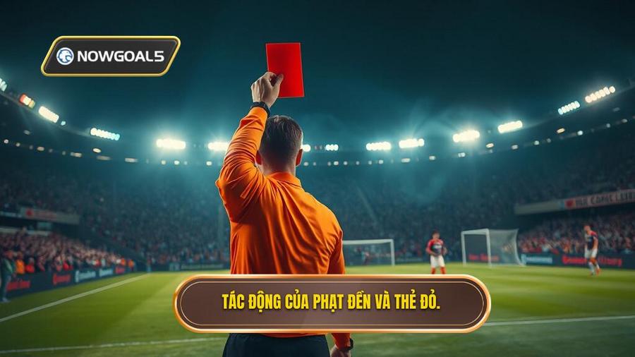 2. Tác động của phạt đền và thẻ đỏ.